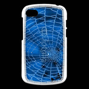 Coque Blackberry Q10 Toile d'araignée bleue