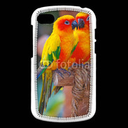 Coque Blackberry Q10 Couple d'oiseaux colorés