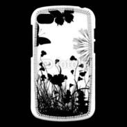 Coque Blackberry Q10 Papillon en noir et blanc
