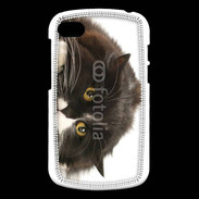 Coque Blackberry Q10 Chat noir et blanc