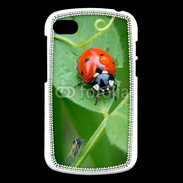 Coque Blackberry Q10 Coccinelle sur une feuille