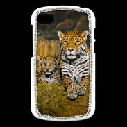 Coque Blackberry Q10 Portrait de Léopard avec petit