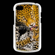 Coque Blackberry Q10 Léopard avec son petit 15