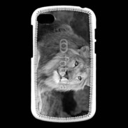 Coque Blackberry Q10 Lion en noir et blanc 800