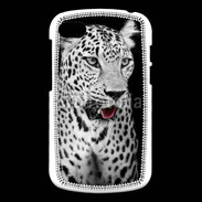 Coque Blackberry Q10 Léopard en noir et blanc 550