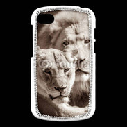 Coque Blackberry Q10 Couple de lion et lionne 500