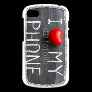 Coque Blackberry Q10 J'aime mon téléphone