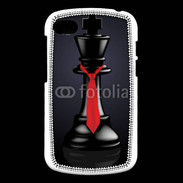 Coque Blackberry Q10 Pièce d'échec avec cravatte