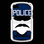 Coque Blackberry Q10 Moustache policier
