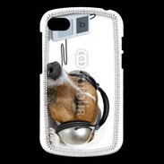 Coque Blackberry Q10 Chien écoutant de la musique