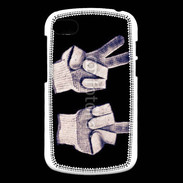 Coque Blackberry Q10 double fuck gants