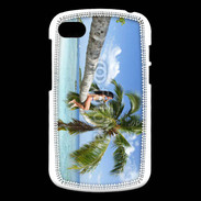 Coque Blackberry Q10 Palmier et charme sur la plage