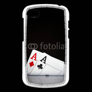 Coque Blackberry Q10 Paire d'As au poker 85