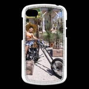 Coque Blackberry Q10 Femme sexy moto 2