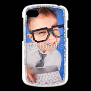Coque Blackberry Q10 jeune Geek avec clavier