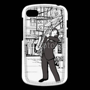 Coque Blackberry Q10 La vie en Jazz noir et blanc 55