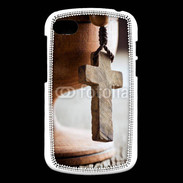 Coque Blackberry Q10 Croix en bois 5