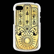 Coque Blackberry Q10 Islam noir et jaune 25