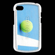 Coque Blackberry Q10 Cours de tennis béton bleu