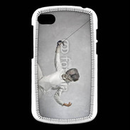 Coque Blackberry Q10 Escrime noir et blanc