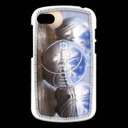 Coque Blackberry Q10 Boule de pétanque chromée