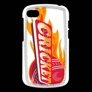 Coque Blackberry Q10 Cricket balle flamme
