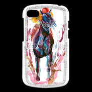 Coque Blackberry Q10 Equitation en peinture 10