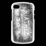 Coque Blackberry Q10 Triathlon en noir et blanc 25
