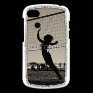 Coque Blackberry Q10 Beach Volley en noir et blanc 115