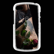 Coque Blackberry Q10 Lingerie et rose rouge