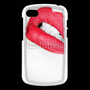 Coque Blackberry Q10 bouche sexy rouge à lèvre gloss crayon contour
