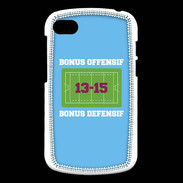 Coque Blackberry Q10 Bonus Offensif-Défensif Bleu