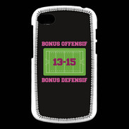 Coque Blackberry Q10 Bonus Offensif-Défensif Noir
