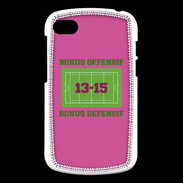 Coque Blackberry Q10 Bonus Offensif-Défensif Rose