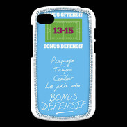 Coque Blackberry Q10 Plaquage Bonus offensif-défensif Bleu