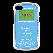 Coque Blackberry Q10 1 point bonus offensif-défensif Bleu