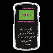 Coque Blackberry Q10 Les potes Bonus offensif-défensif Noir