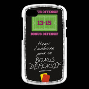 Coque Blackberry Q10 Merci l'arbitre Bonus offensif-défensif Noir