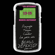 Coque Blackberry Q10 Plaquage Bonus offensif-défensif Noir