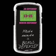 Coque Blackberry Q10 Mêlée relevée Bonus offensif-défensif Noir