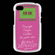 Coque Blackberry Q10 Plaquage Bonus offensif-défensif Rose