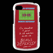 Coque Blackberry Q10 1 point bonus offensif-défensif Rouge