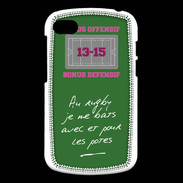 Coque Blackberry Q10 Les potes Bonus offensif-défensif Vert