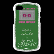 Coque Blackberry Q10 Mêlée relevée Bonus offensif-défensif Vert