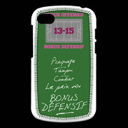 Coque Blackberry Q10 Plaquage Bonus offensif-défensif Vert