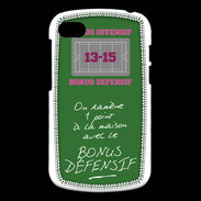 Coque Blackberry Q10 1 point bonus offensif-défensif Vert
