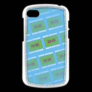 Coque Blackberry Q10 Dégradé Bonus Offensif-défensif Bleu