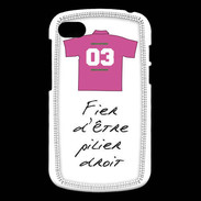 Coque Blackberry Q10 Pilier droit Bonus offensif-défensif Blanc