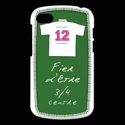 Coque Blackberry Q10 3/4 centre G Bonus offensif-défensif Vert