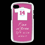 Coque Blackberry Q10 3/4 aile droit Bonus offensif-défensif Rose